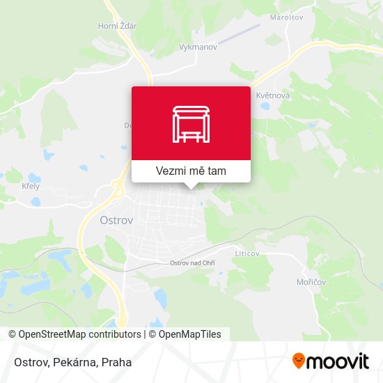 Ostrov, Pekárna mapa