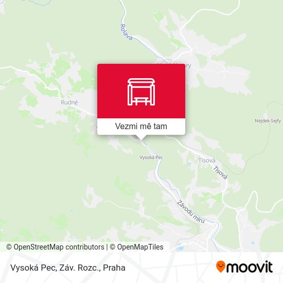Vysoká Pec, Záv. Rozc. mapa