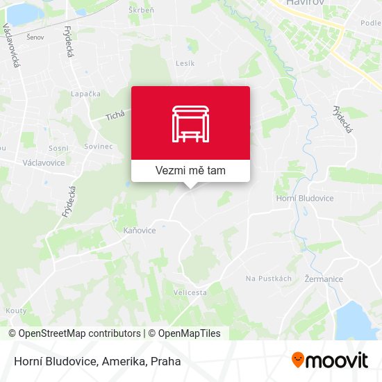 Horní Bludovice, Amerika mapa