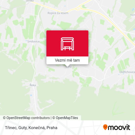 Třinec, Guty, Konečná mapa