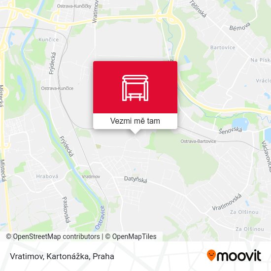 Vratimov, Kartonážka mapa