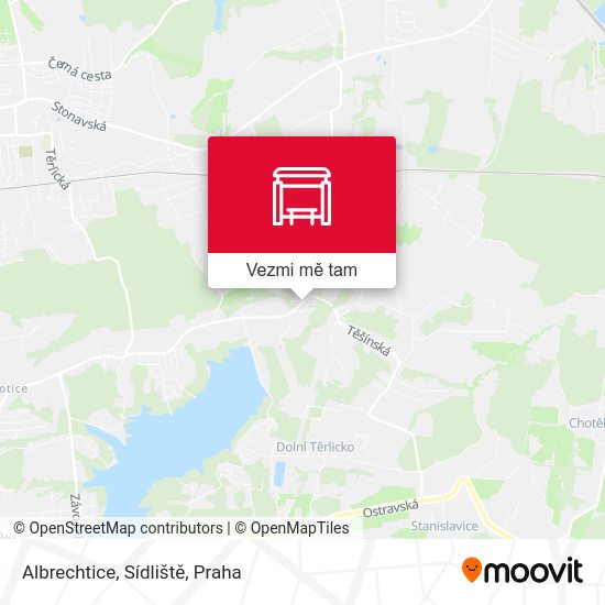 Albrechtice, Sídliště mapa