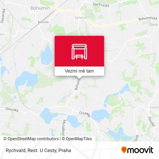 Rychvald, Rest. U Cesty mapa