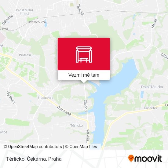 Těrlicko, Čekárna mapa