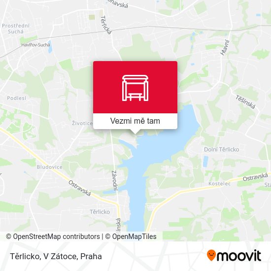 Těrlicko, V Zátoce mapa