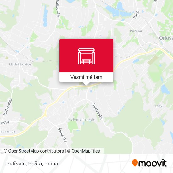 Petřvald, Pošta mapa