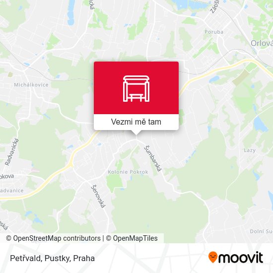 Petřvald, Pustky mapa
