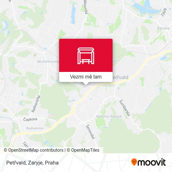 Petřvald, Zaryje mapa