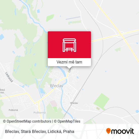 Břeclav, Stará Břeclav, Lidická mapa
