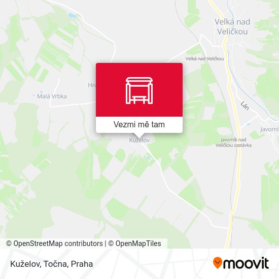 Kuželov, Točna mapa