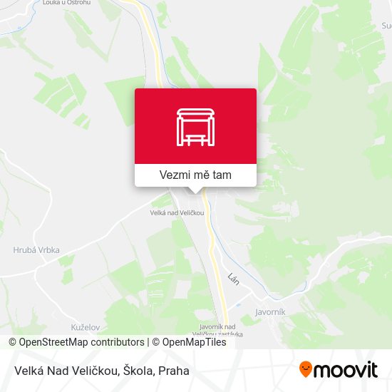 Velká Nad Veličkou, Škola mapa