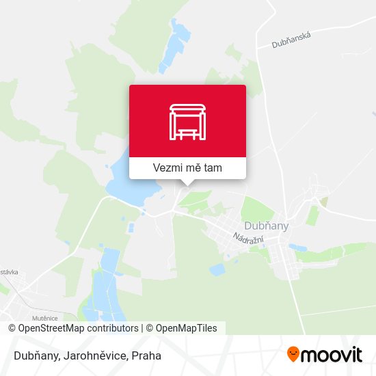 Dubňany, Jarohněvice mapa