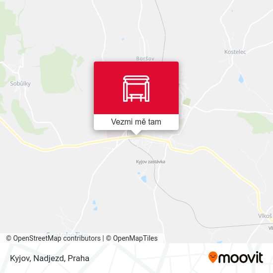 Kyjov, Nadjezd mapa