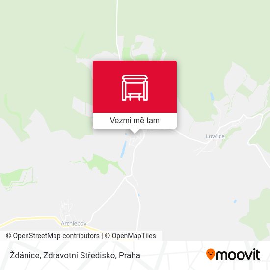 Ždánice, Zdravotní Středisko mapa
