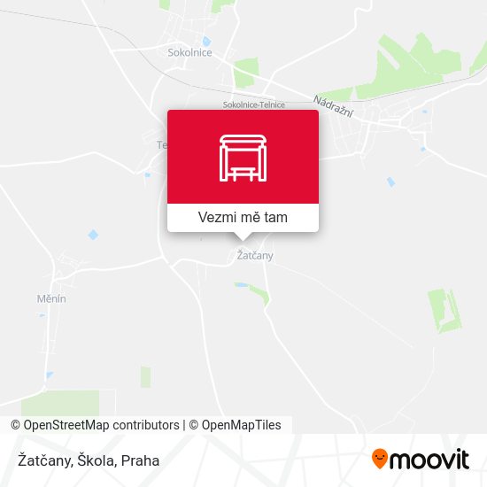 Žatčany, Škola mapa