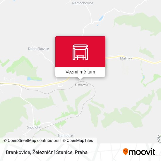 Brankovice, Železniční Stanice mapa