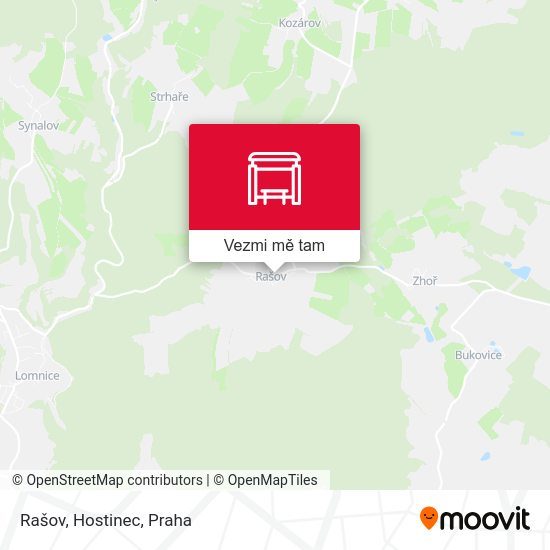 Rašov, Hostinec mapa