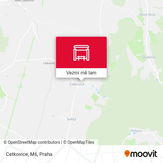 Cetkovice, Mš mapa