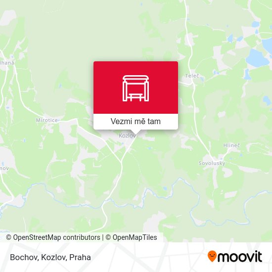 Bochov, Kozlov mapa