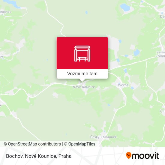 Bochov, Nové Kounice mapa