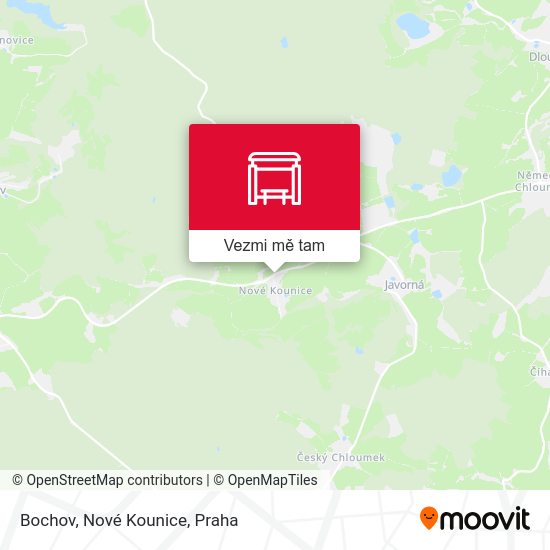 Bochov, Nové Kounice mapa