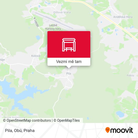 Pila, Obú mapa