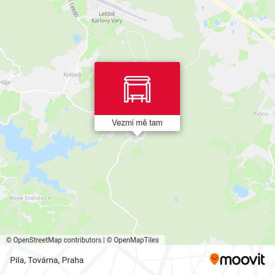 Pila, Továrna mapa