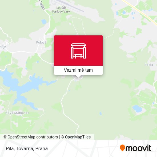 Pila, Továrna mapa