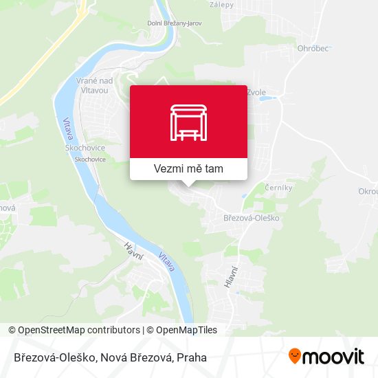 Březová-Oleško, Nová Březová mapa