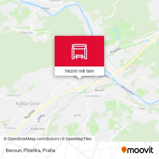 Beroun, Plzeňka mapa