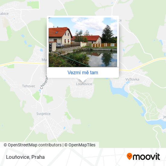 Louňovice mapa