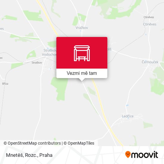 Mnetěš, Rozc. mapa