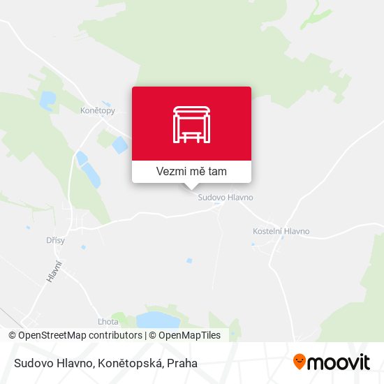 Sudovo Hlavno, Konětopská mapa