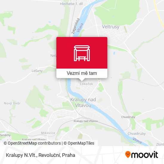 Kralupy N.Vlt., Revoluční mapa