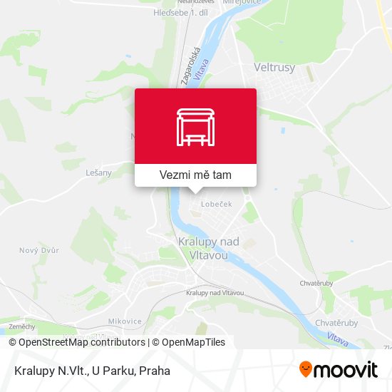 Kralupy N.Vlt., U Parku mapa