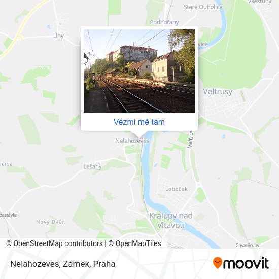 Nelahozeves (B) mapa