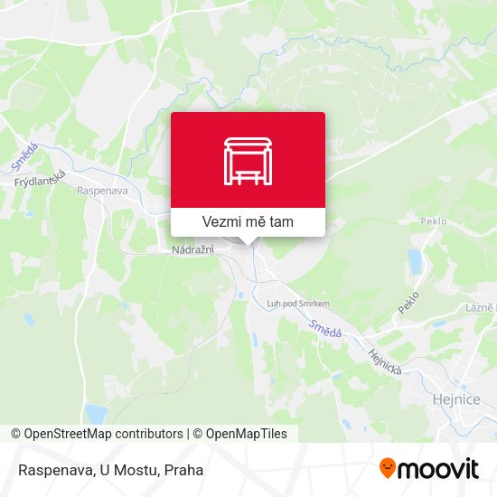Raspenava, U Mostu mapa