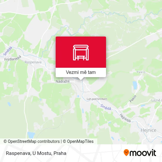 Raspenava, U Mostu mapa