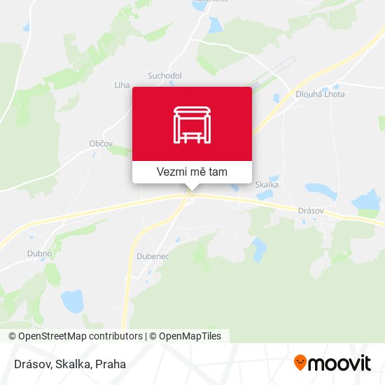 Drásov, Skalka mapa