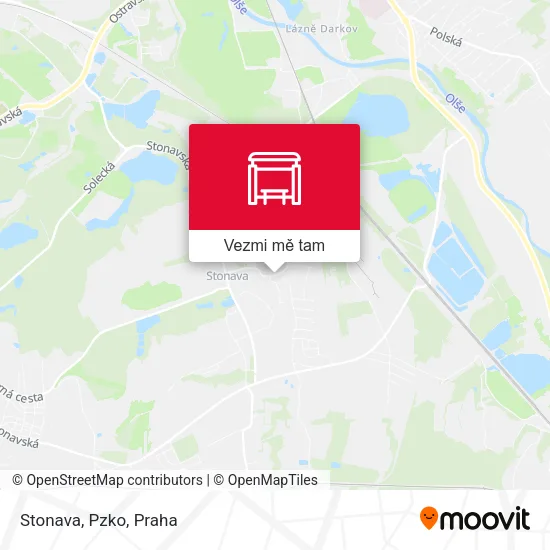 Stonava, Pzko mapa