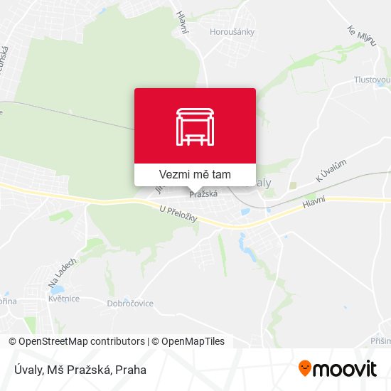 Úvaly, Mš Pražská mapa