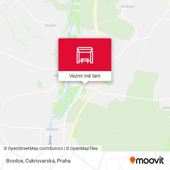Brodce, Cukrovarská mapa