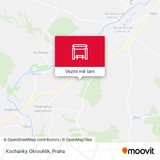 Kochánky, Okrouhlík mapa