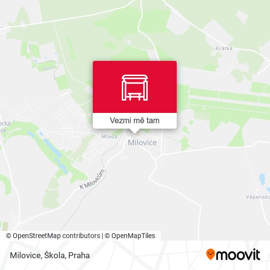 Milovice, Škola mapa