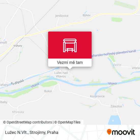 Lužec N.Vlt., Strojírny mapa