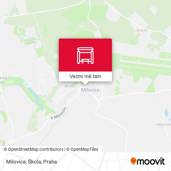 Milovice, Škola mapa