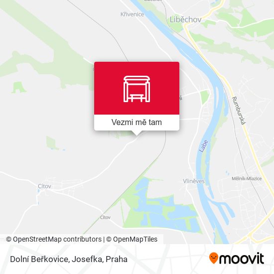 Dolní Beřkovice, Josefka mapa