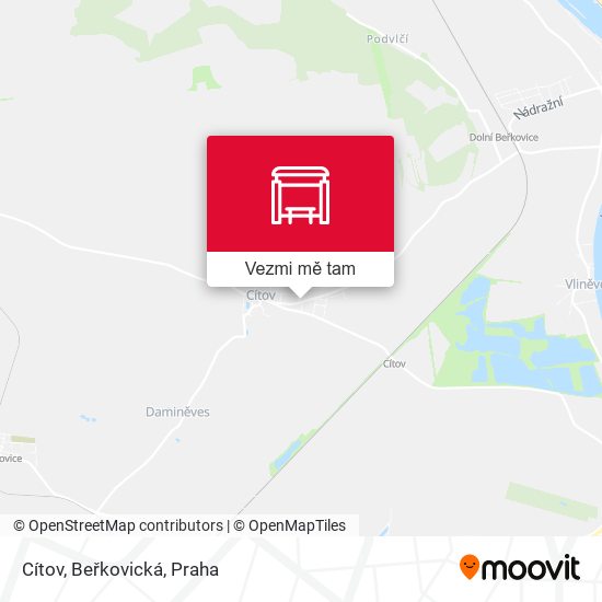 Cítov, Beřkovická mapa