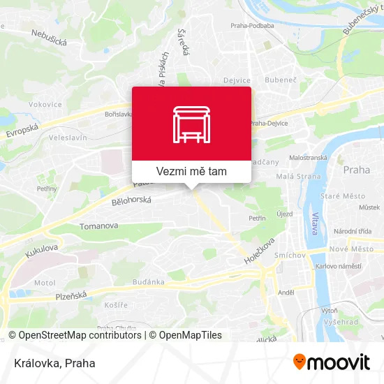 Královka mapa