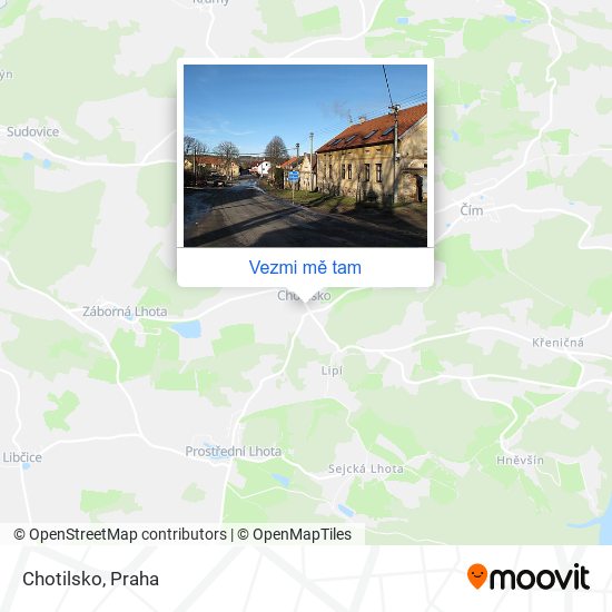 Chotilsko (A) mapa